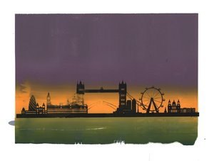 Sunset on London by Francois Domain